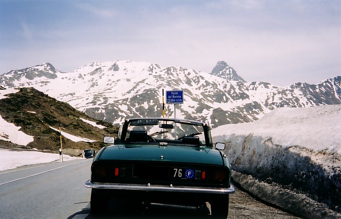 Triumph Spitfire 1500 - voyage en Italie