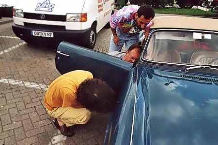 bricolage honteux sur l'autoroute