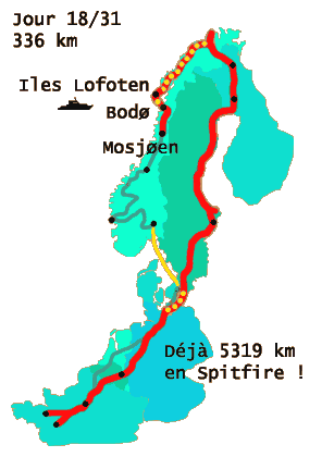 Sørvågen-Bodø-Mosjøen