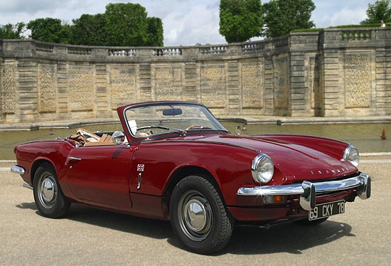 Triumph Spitfire mk3, damson red