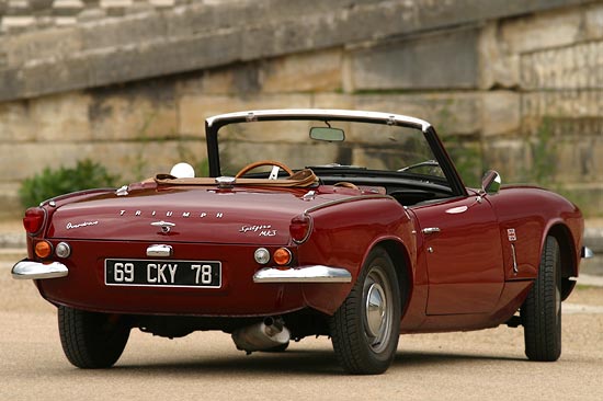 Triumph Spitfire mk3, damson red