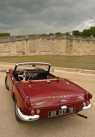 Triumph Spitfire mk3, damson red